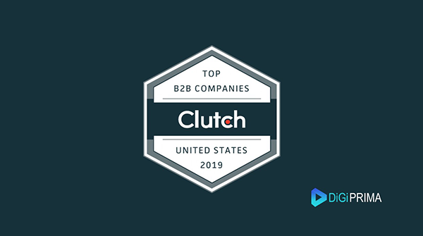 DigiPrima Technologies Named Top Creative & Design Companies In 24 U.S. States By Clutch.Co
