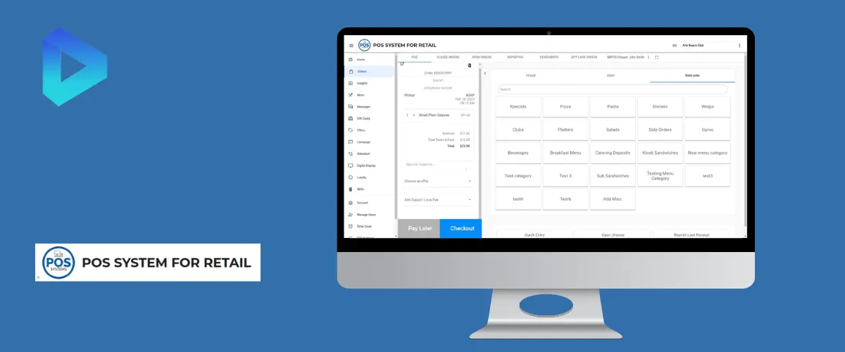 AI-Powered POS System for Retail | Custom Smart POS Software Solution Banner