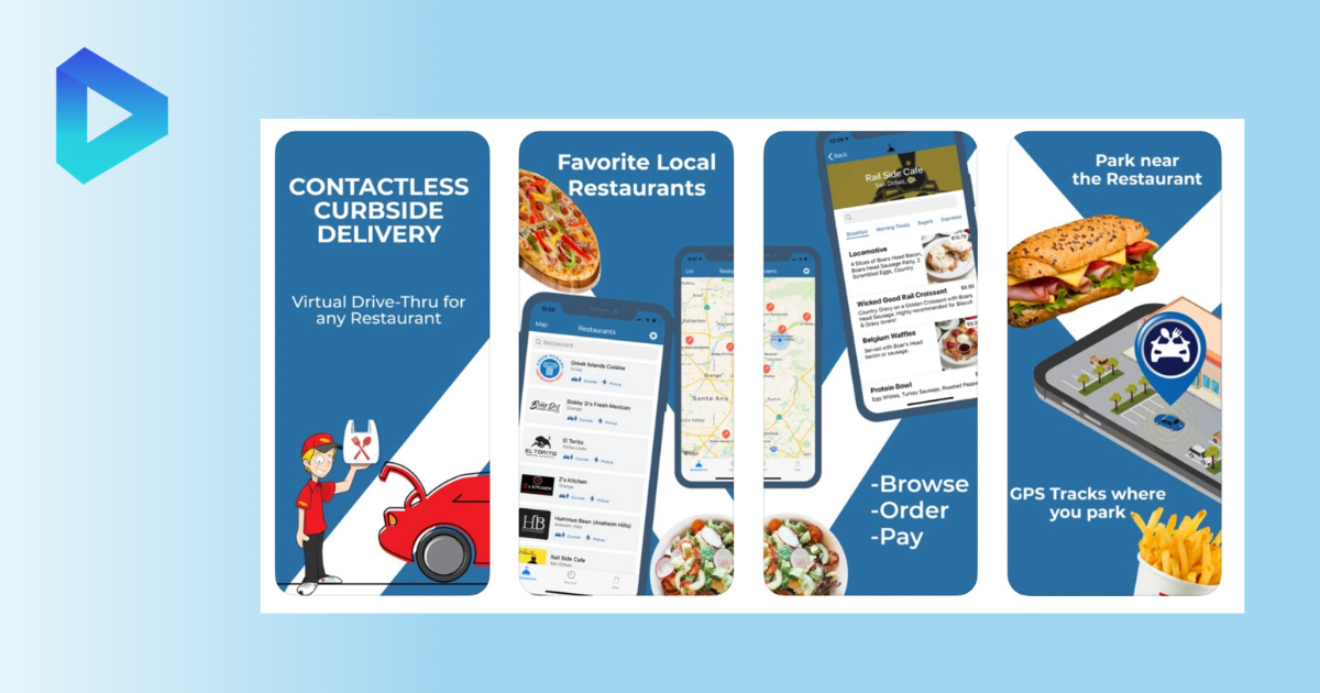 On-Demand Food Delivery App Development - Los Angeles, USA Banner